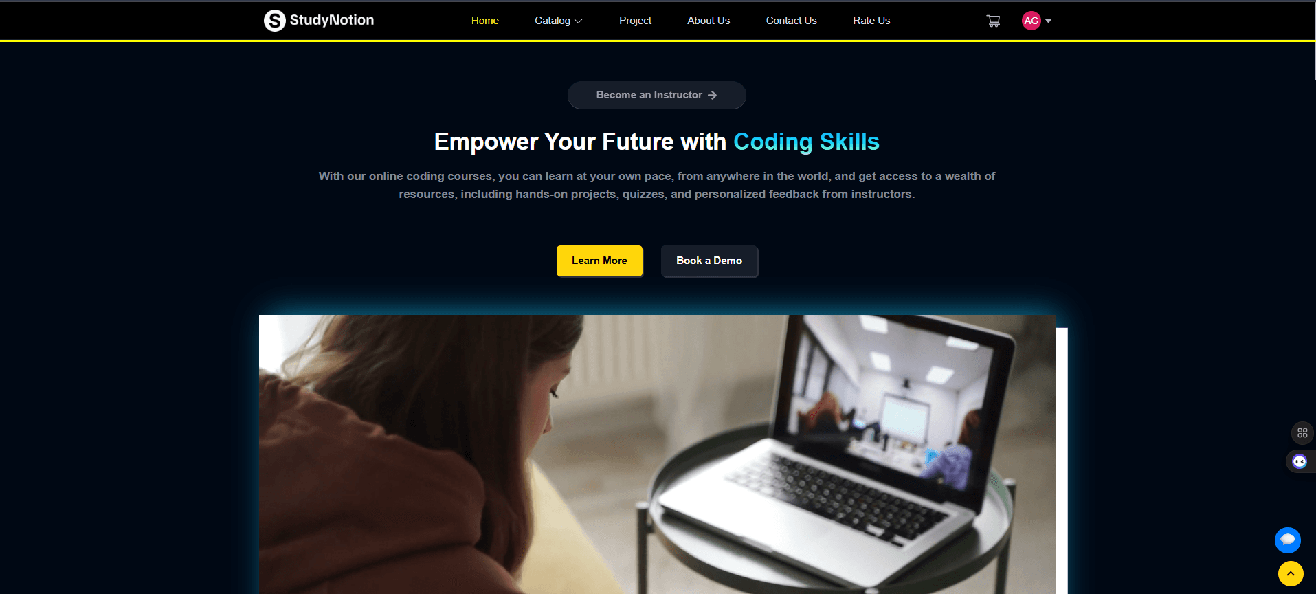 StudyNotion Online Learning Platform